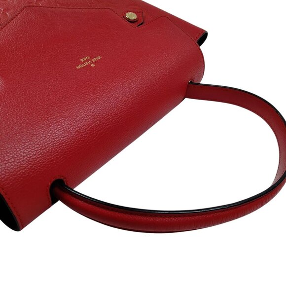 809739BA (X6) Louis Vuitton Hand Bag Trocadero Red Monogram Empreinte - Picture 2 of 13